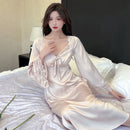 Women 's Long Sleeve Night Dress XL 539348 - TUZZUT Qatar Online Shopping