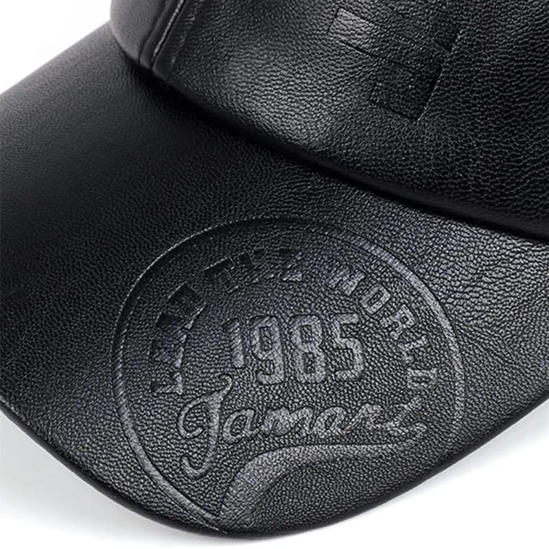 Men Vintage Adjustable Baseball Cap PU Leather snapback Hat Para Hombre Mens Trucker Caps S4217765