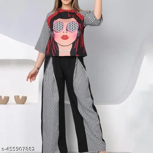 Stylish Summer Print Two-Piece Pullover Suit for Women B233151 Stylish Summer Print Two-Piece Pullover Suit for Women B233151