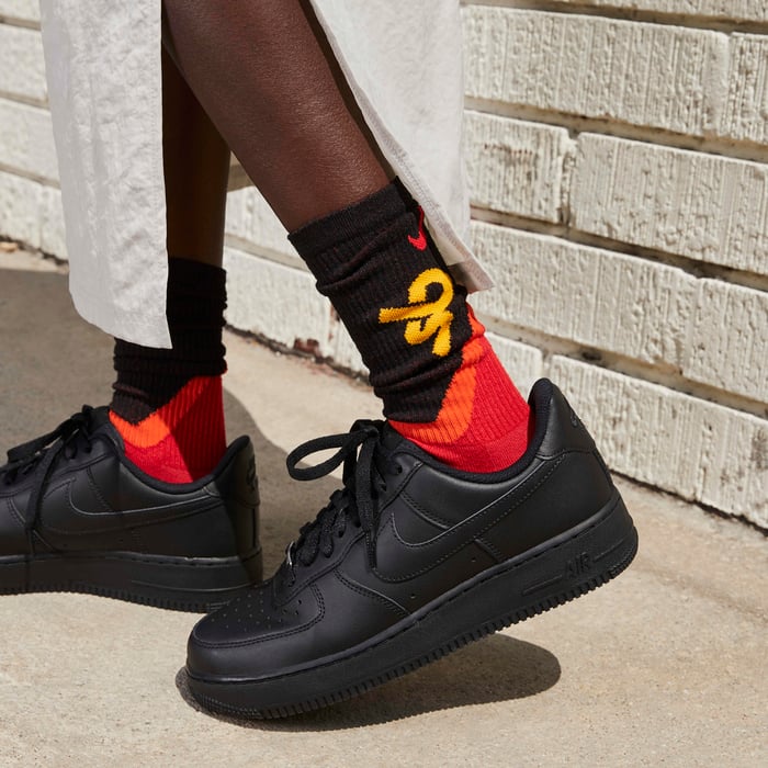 All Black Tick Sneakers 06 - TUZZUT Qatar Online Shopping