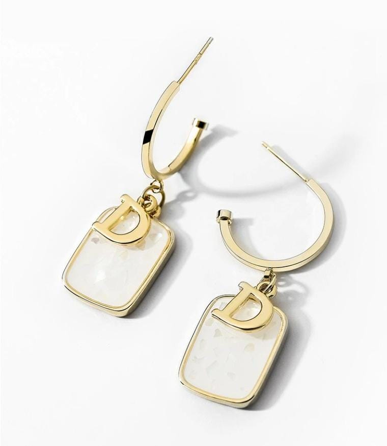 Hoop D Earrings HE10 Hoop D Earrings HE10