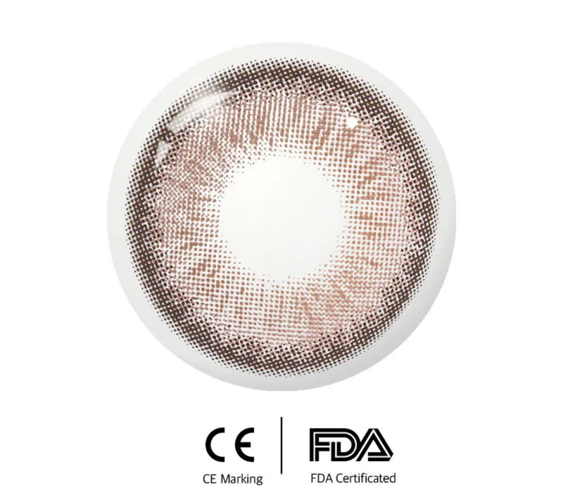 Unibling Galaxy Brown Contact Lenses for Eyes (1 Pair) - TUZZUT Qatar Online Shopping