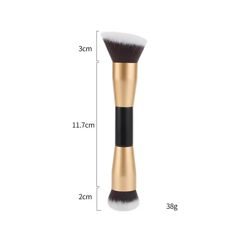 1 Professional Makeup Brush Double Head S5099897 - TUZZUT Qatar Online Shopping