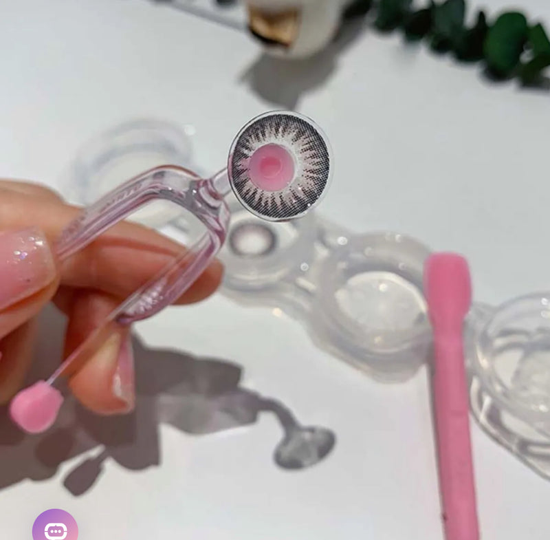 Contact Lens Wearing Tool（Silicone Soft Tweezer Stick Set） - TUZZUT Qatar Online Shopping