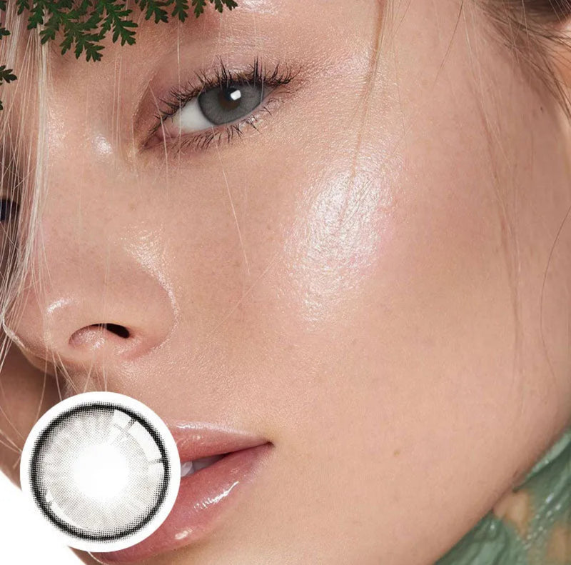 Unibling Iceland Silver Contact Lenses for Eyes (1 Pair) - TUZZUT Qatar Online Shopping