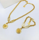 Classic High Quality Fashion Necklace And Bracelet Jewelry S4577526 - TUZZUT Qatar Online Shopping