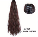 Synthetic Long Curly Ponytail Claw Clip-In Pony Tail False Hair  Extension - oy13 - TUZZUT Qatar Online Shopping