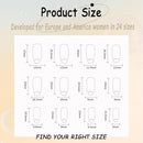 24pcs Natural Delicate & Comfortable Removable Fake Nails  450818 - TUZZUT Qatar Online Shopping