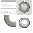 Unibling Snowflake Crystal Ball Contact Lenses for Eyes (1 Pair) - TUZZUT Qatar Online Shopping