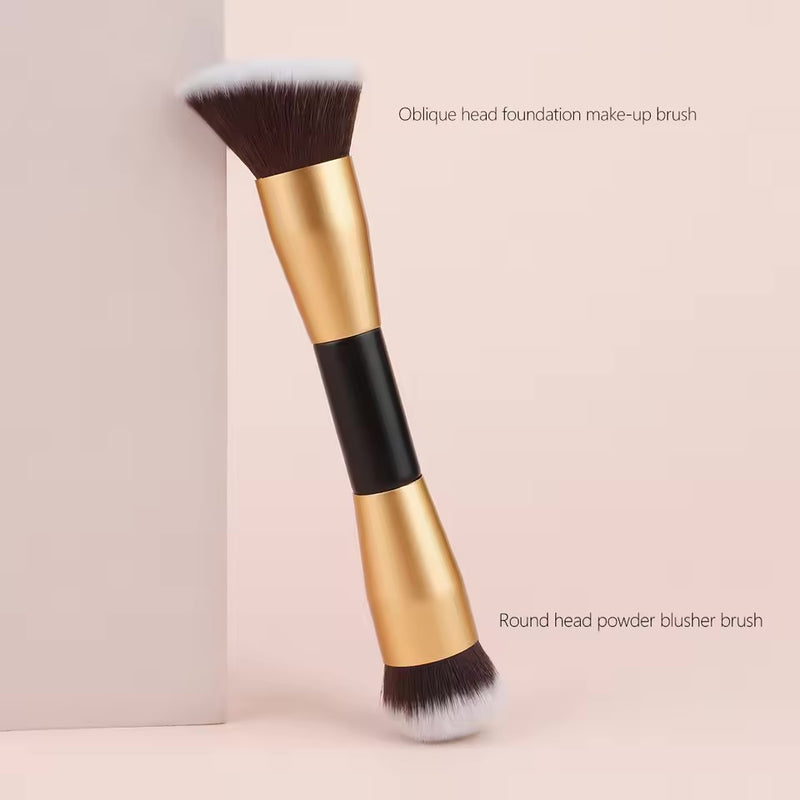 1 Professional Makeup Brush Double Head S5099897 - TUZZUT Qatar Online Shopping