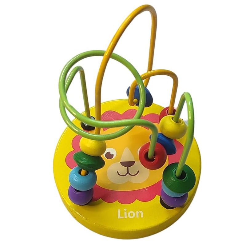 Colorful Wooden Roller Coaster Educational Circle Toy  824879 - TUZZUT Qatar Online Shopping