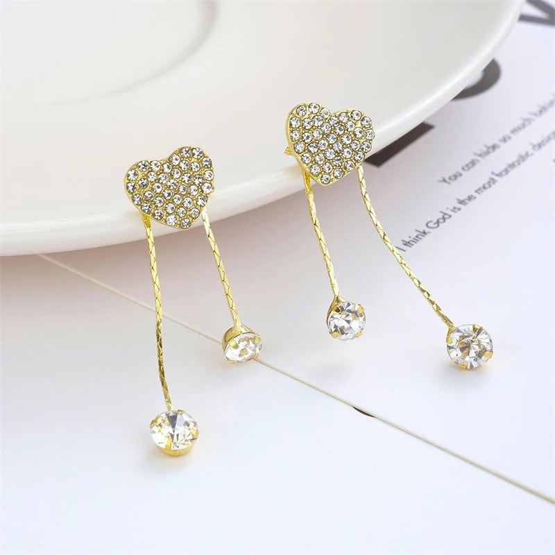 Sparkling Long Tassels Dangle Earrings For Women 498923