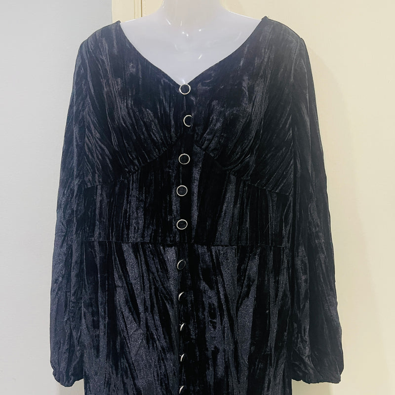 Elegant Vintage Long Sleeve Dress S5085453 - TUZZUT Qatar Online Shopping