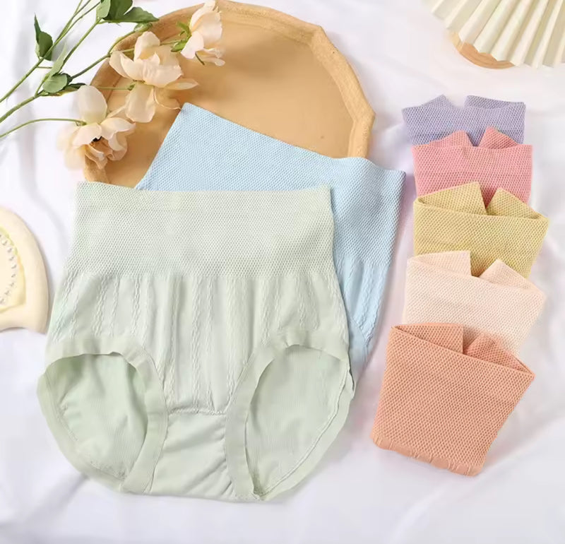 5pcs High Waist Knitted Modal Ladies Underwear 75401 - TUZZUT Qatar Online Shopping