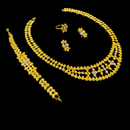 Indian Gold Colour Necklace Set For Women S4874127 - TUZZUT Qatar Online Shopping