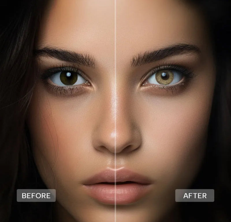 Unibling Dubai Brown Contact Lenses for Eyes (1 Pair) - TUZZUT Qatar Online Shopping