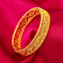 Women's Hand Bracelets Gold Color Exquisite Round Cuff Bangle Bracelet S4292589 - TUZZUT Qatar Online Shopping