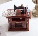 Vintage Sewing Machine Shape Music Box X4346930 - TUZZUT Qatar Online Shopping