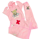 3pcs Autumn and Winter Girls' New Sweater Little Cat Set 1771679 - TUZZUT Qatar Online Shopping