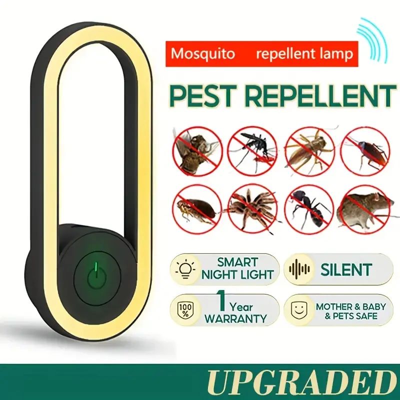 USB Electronic Insect Repellent Night Lamp for Mosquitoes, Mice, Cockroaches, and Spiders USB Electronic Insect Repellent Night Lamp for Mosquitoes, Mice, Cockroaches, and Spiders