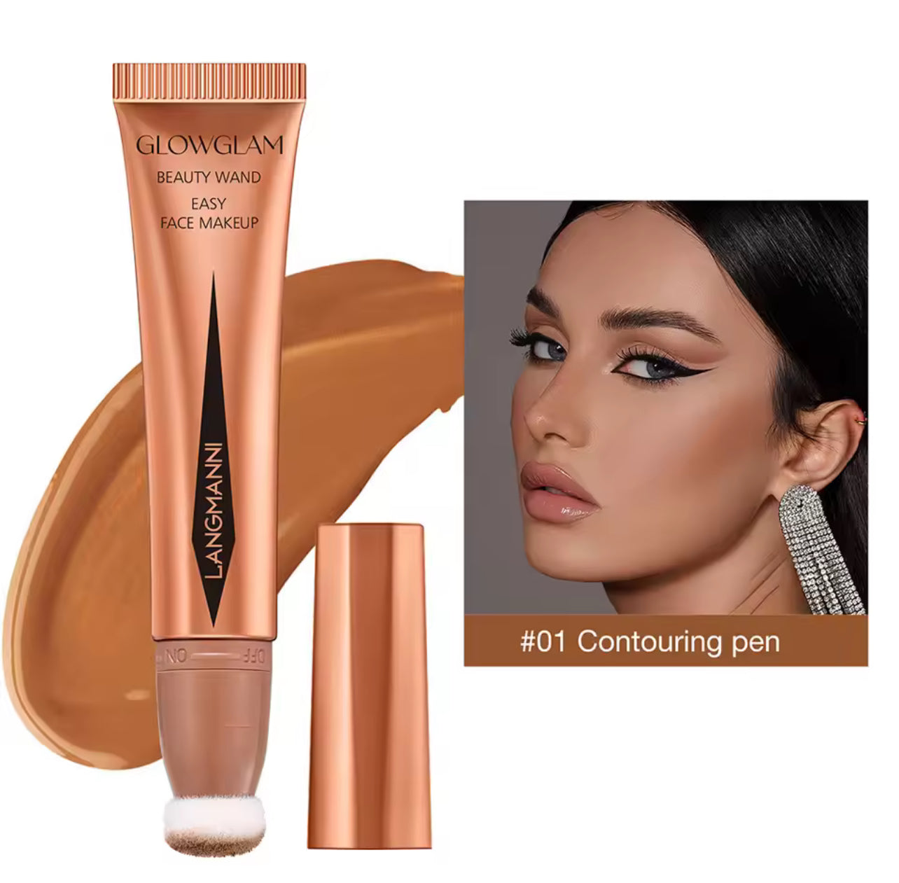 LANGMANNi Highlighter Blush Waterproof Contour Blusher 418364 LANGMANNi Highlighter Blush Waterproof Contour Blusher 418364
