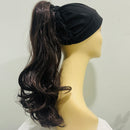 Synthetic Long Curly Wavy Ponytail Hair -oy61(7026) - TUZZUT Qatar Online Shopping
