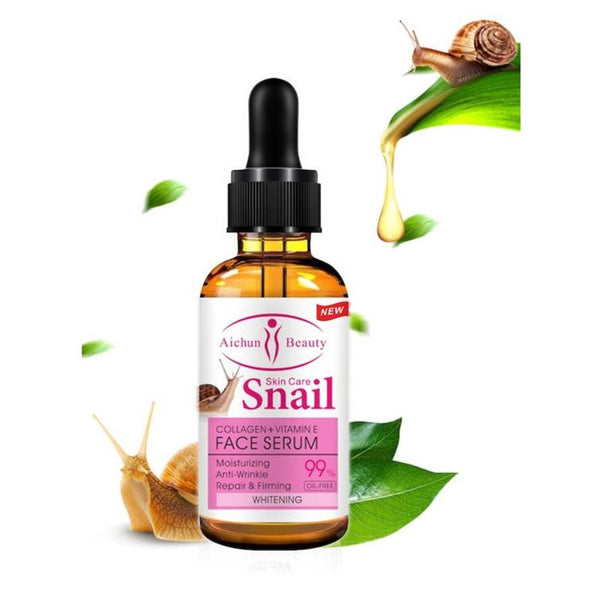 Aichun Beauty Snail Face Serum 30ml : Collagen + Vitamin E Face Serum - Tuzzut.com Qatar Online Shopping