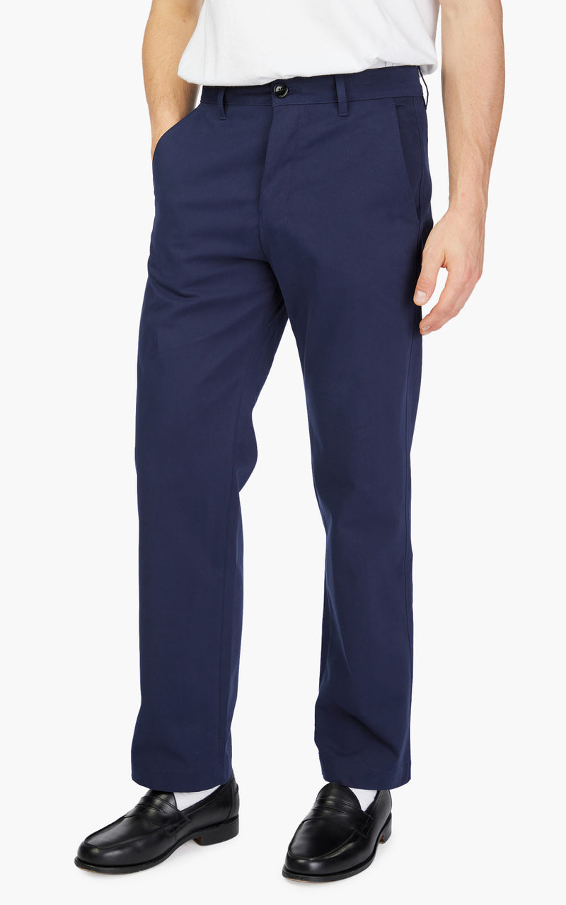 Straight Fit Pant  Night Blue 228042 - TUZZUT Qatar Online Shopping