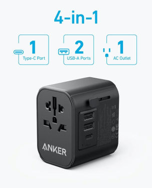 Anker 312 Outlet Extender A9212K11 – Black Anker 312 Outlet Extender A9212K11 – Black