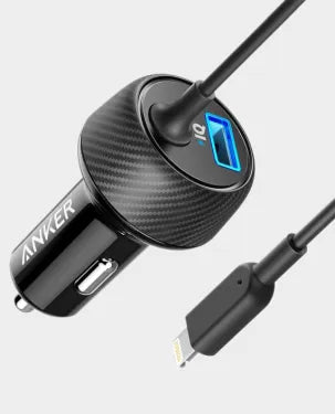 Anker A2214 24W PowerDrive 2 Elite With Lightning Connector - Tuzzut.com Qatar Online Shopping