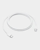 Apple 60w USB-C Woven Charge Cable MQKJ3 1m - White - Tuzzut.com Qatar Online Shopping