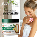 Bioluxe Argan Therapy Body Scrub 500ml - TUZZUT Qatar Online Shopping