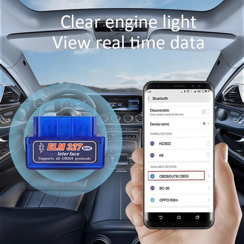 Automotive Fault Detector Universal Vehicle Fuel Consumption Diagnosis And Detection Driving Decoder Obd On Board Box S4800051 - Tuzzut.com Qatar Online Shopping