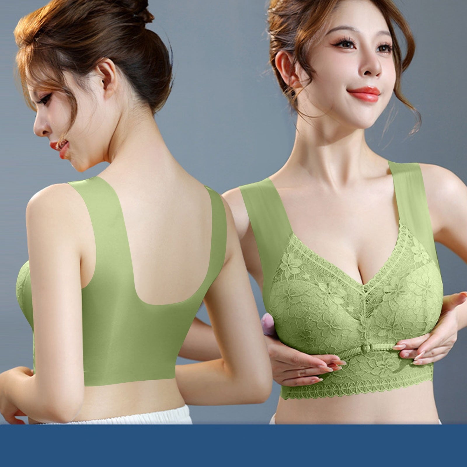 Large Size Lace Beautiful Back Push-up Bra 11930 Large Size Lace Beautiful Back Push-up Bra 11930