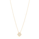 Flower Necklace Pretty Design Long Chain Simple Design Necklace W10182 - TUZZUT Qatar Online Shopping