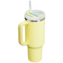 Stanley Vacuum Insulated Tumbler with Lid and Straw for Water 1.18L (Light Green) - TUZZUT Qatar Online Shopping