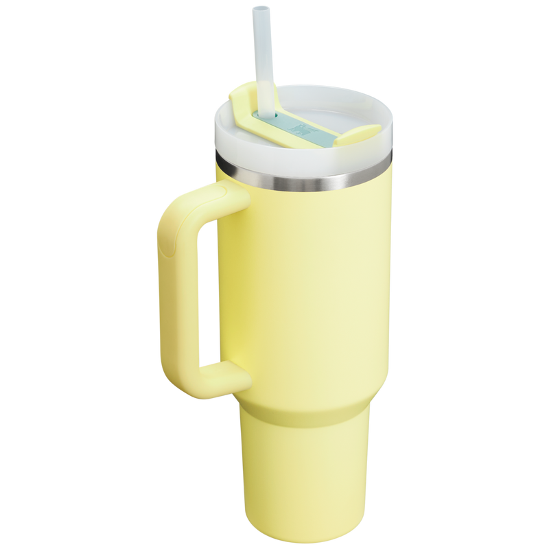 Stanley Vacuum Insulated Tumbler with Lid and Straw for Water 1.18L (Light Green) - TUZZUT Qatar Online Shopping