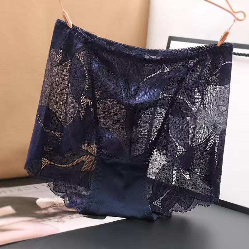 5pcs Women's Lace Panties High Waist Plus Size WAL001-121833 - TUZZUT Qatar Online Shopping