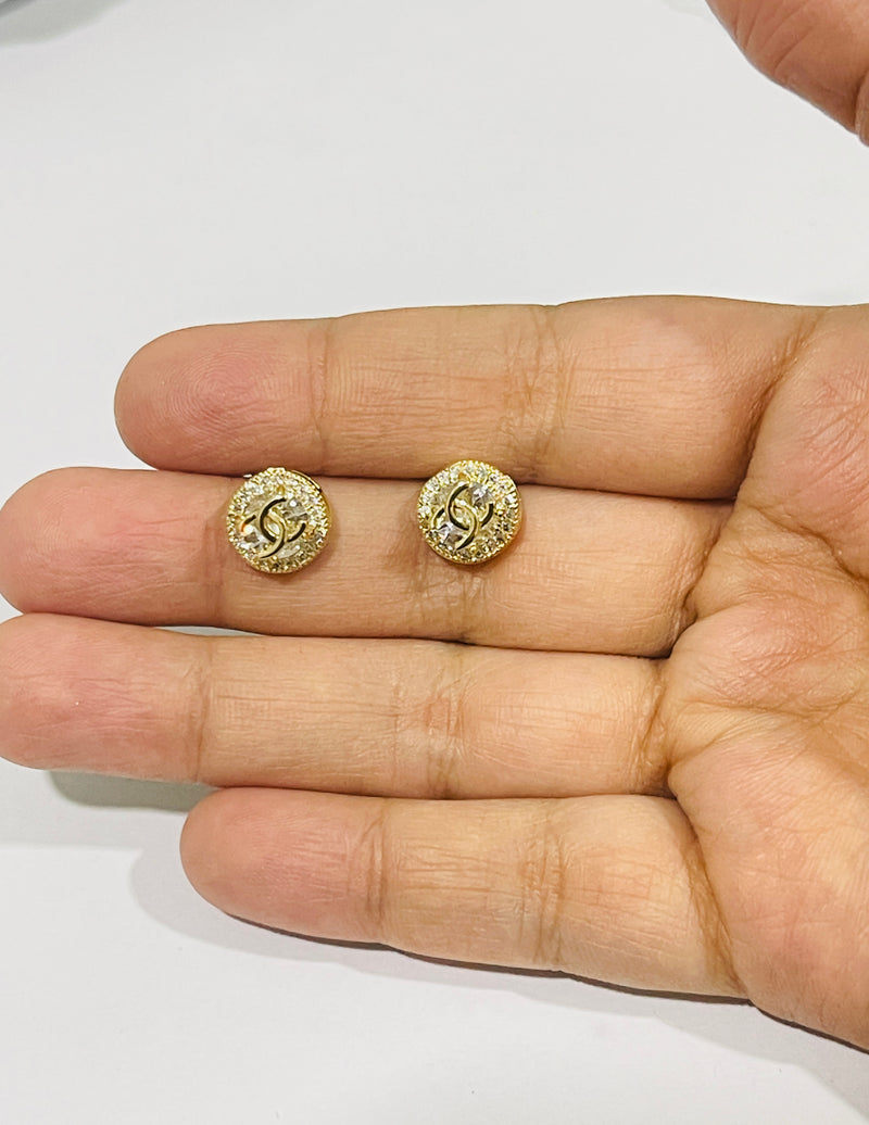 Alphabet Earrings Women's Luxury Small Stone Earrings X4445860