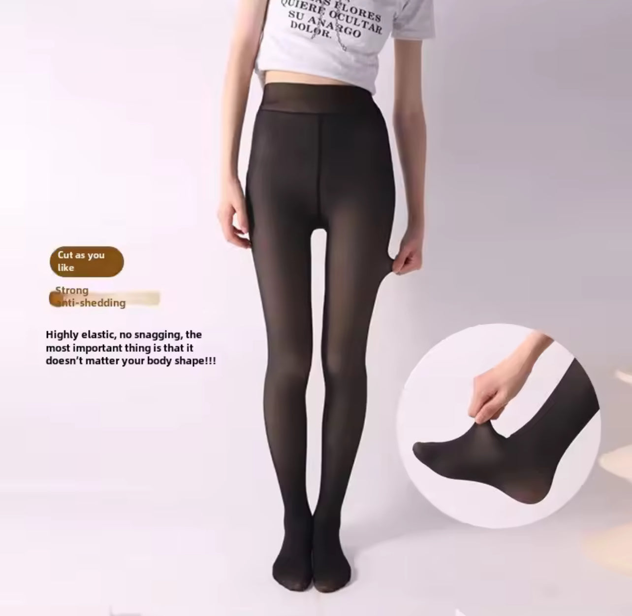 Natural Black Silk Comfortable Mid-Calf Wear-Resistant Stockings Women's 79762 Natural Black Silk Comfortable Mid-Calf Wear-Resistant Stockings Women's 79762