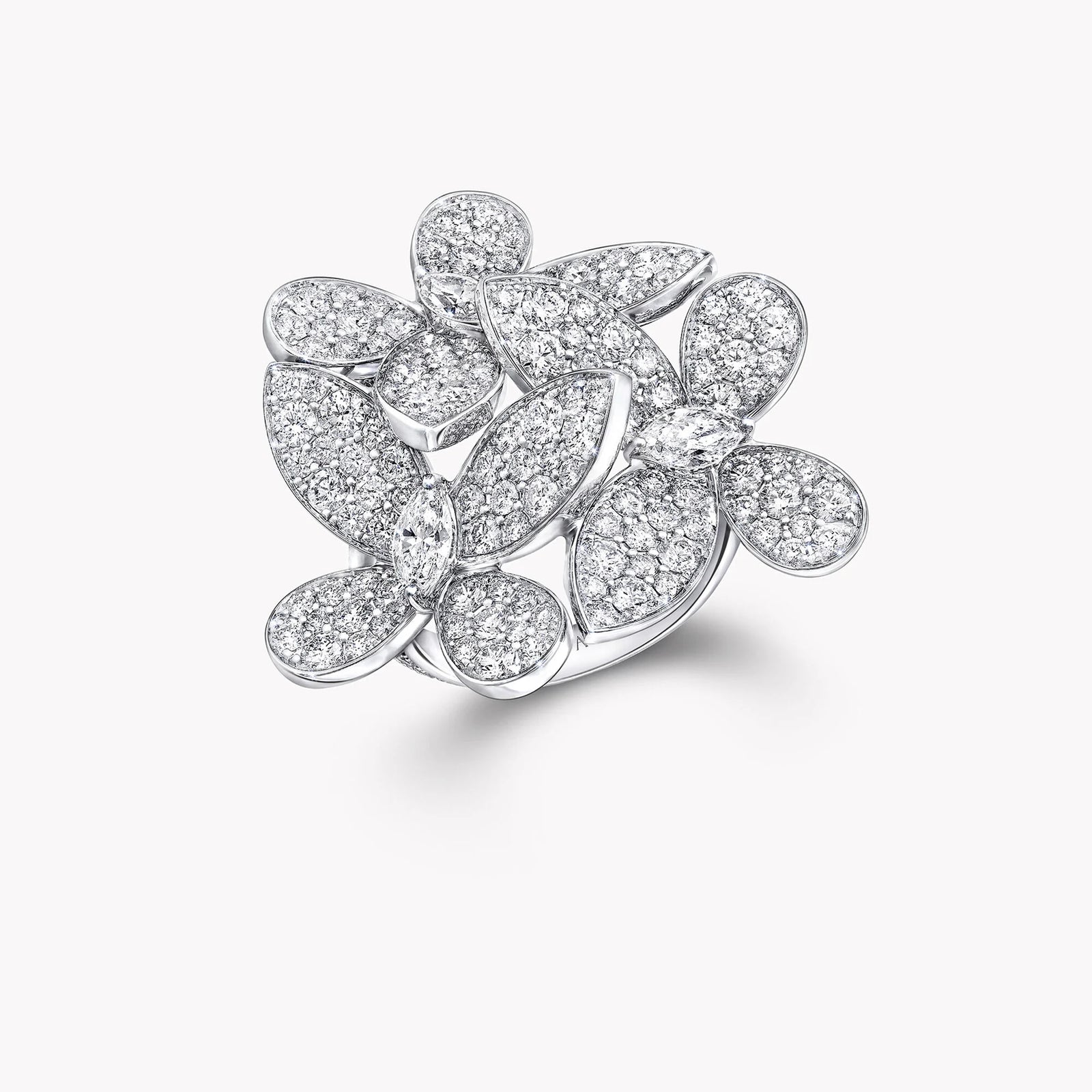 Exquisite Three Butterfly Rings with Bling White Zircon Women's S4991918 Exquisite Three Butterfly Rings with Bling White Zircon Women's S4991918