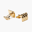 Premium gold Cufflinks brand new fashion jewelry XK19S00 - TUZZUT Qatar Online Shopping