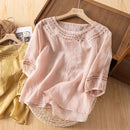 Women's Long Sleeve Floral Shirts & Blouses L 566157 - TUZZUT Qatar Online Shopping