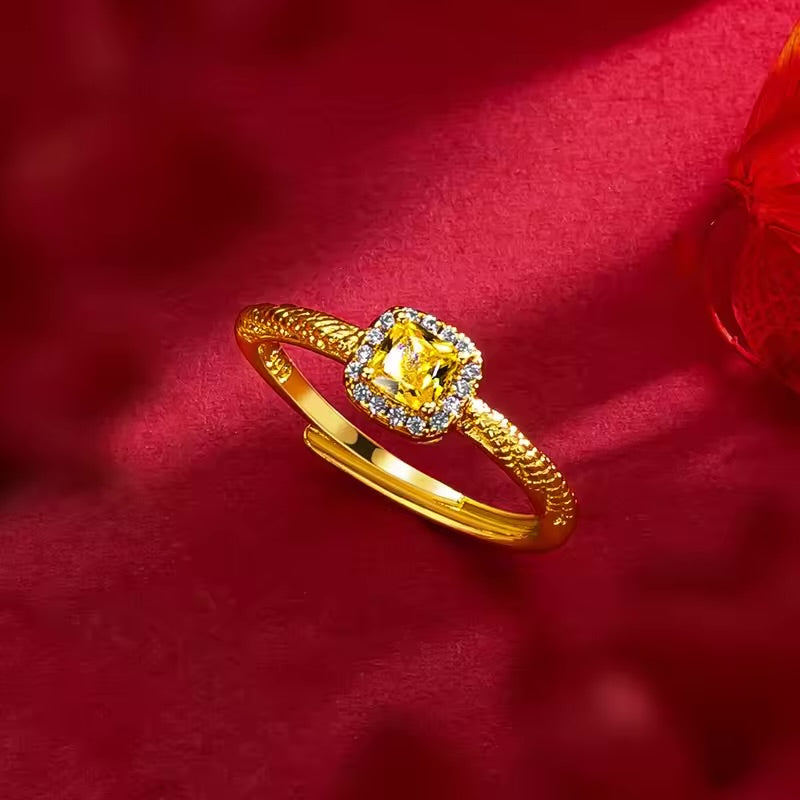 Women Square Zircon Necklace+Ring+Stud Earrings Jewelry 56751 Women Square Zircon Necklace+Ring+Stud Earrings Jewelry 56751