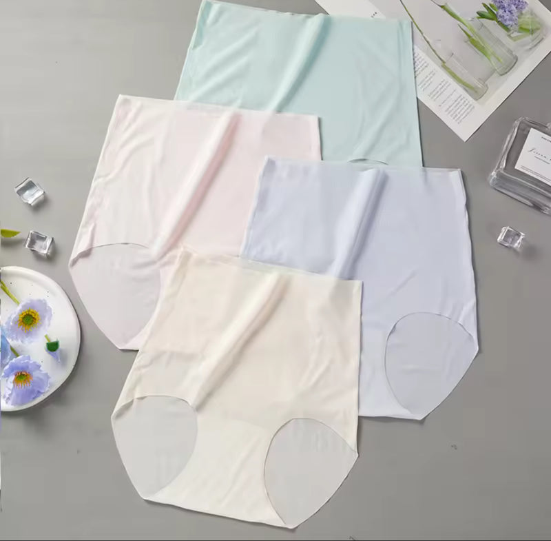 Ladies Summer Thin Quick Dry Ice Silk Triangle Panties  117755 - TUZZUT Qatar Online Shopping