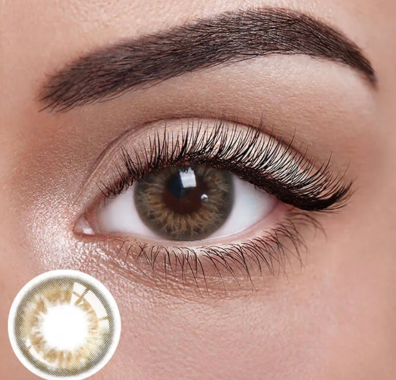 Unibling Pure Hazel Contact Lenses for Eyes (1 Pair) Unibling Pure Hazel Contact Lenses for Eyes (1 Pair)