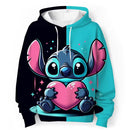 Anime Cartoon Disney Stitch Hoodies 3D Printed Boys and Girls Hoodies 47064 - TUZZUT Qatar Online Shopping
