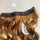 Synthetic Natural Wavy 2Clips And Adjustable Fish Line Invisible Hair Extensions -ry16 - TUZZUT Qatar Online Shopping