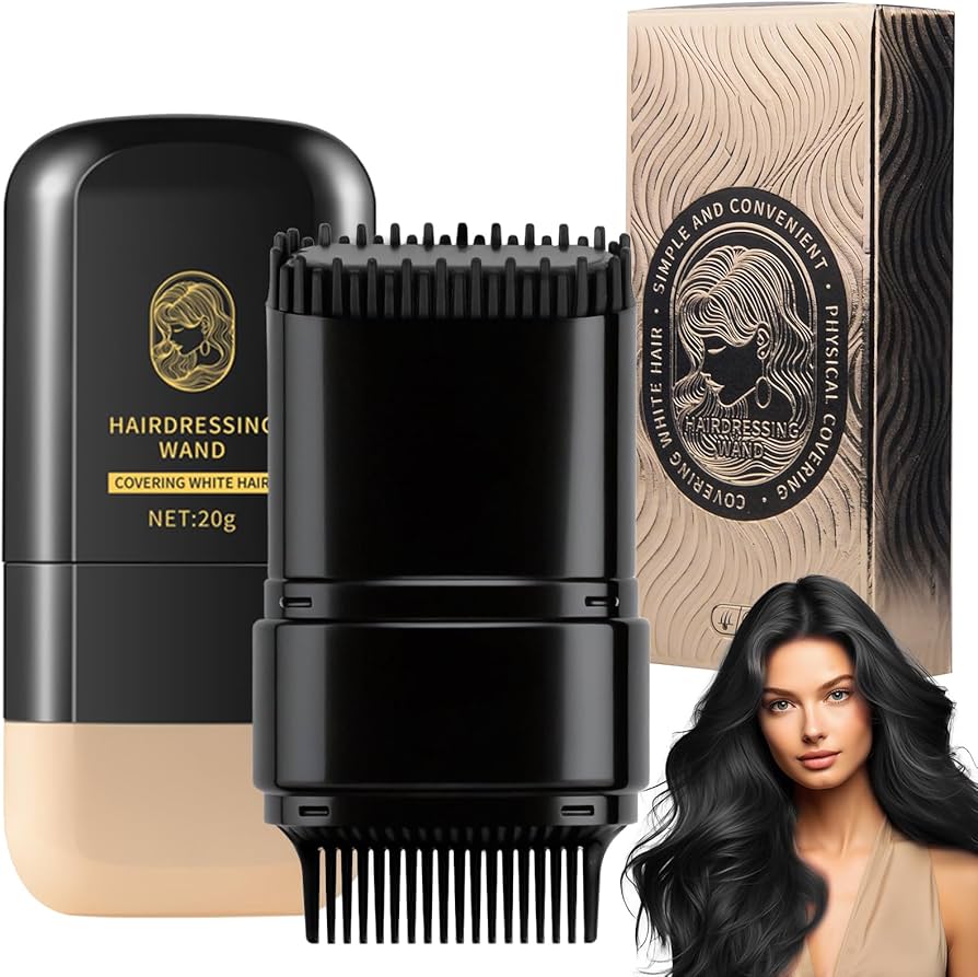 2-in-1 Hair Dye Comb Stick – Instant Root Touch-Up, Gray Hair Concealer, Waterproof & Sweat-Proof Temporary Color 2-in-1 Hair Dye Comb Stick – Instant Root Touch-Up, Gray Hair Concealer, Waterproof & Sweat-Proof Temporary Color