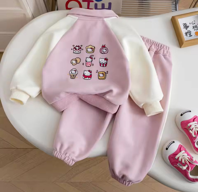 Hellokitty Cartoon Kawaii Princess Girl Spring Autumn Set  1752295 - TUZZUT Qatar Online Shopping